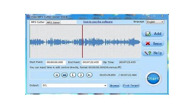 Visual MP3 Splitter and Joiner (Windows) software [maniactools]